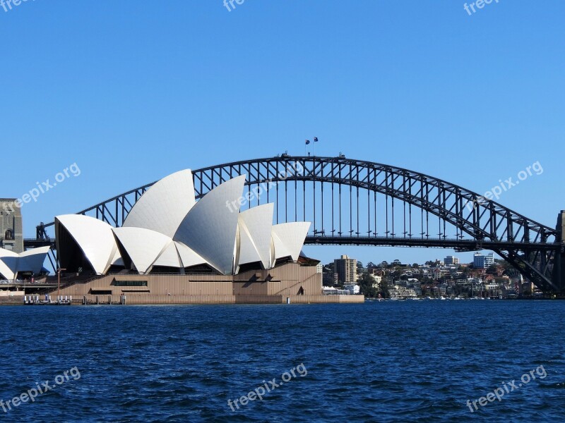 Australia Aussie Opera House Harbour Bridge Kangaroo