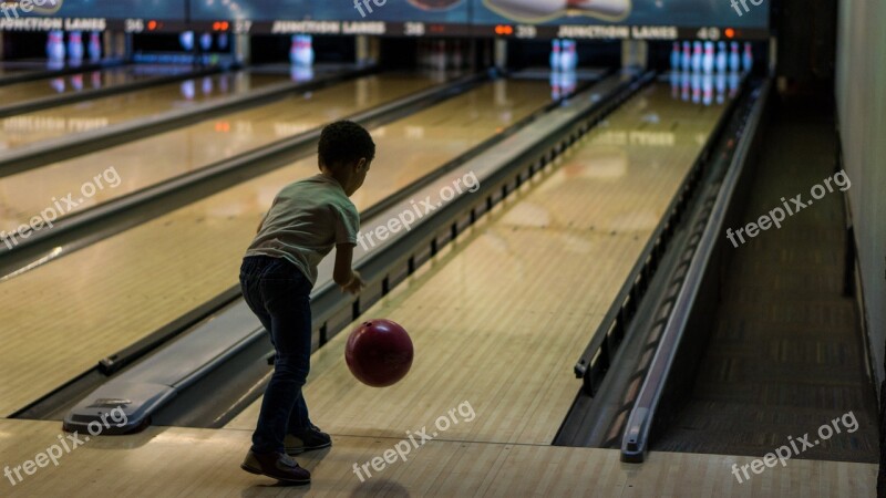 Bowling Child Game Bumpers Family