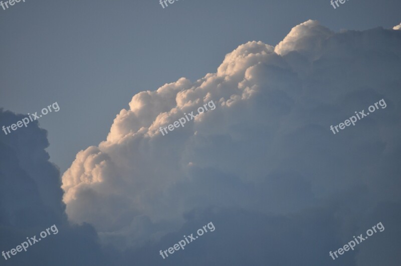 Cloud Clouds Sky Summer Weather