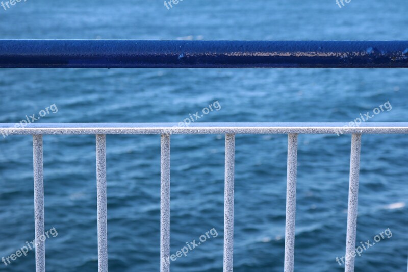 Boat Ship Handrail Ferry Sea