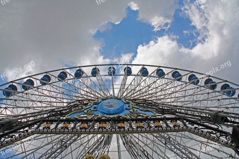 Sinksenfoor Funfair Ferris Wheel Fun Gondolas