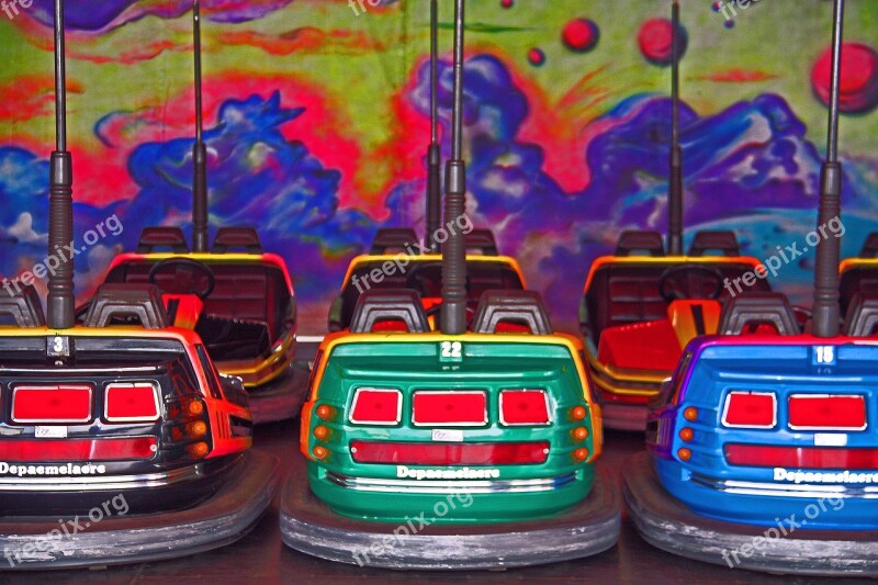 Sinksenfoor Funfair Fairground Autoscooter Colors