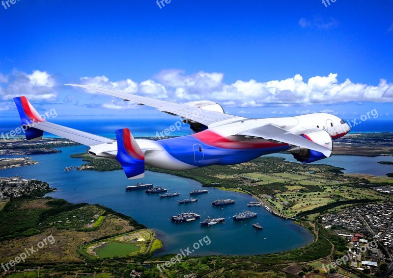 Concept Airplane Jet Plane Flight