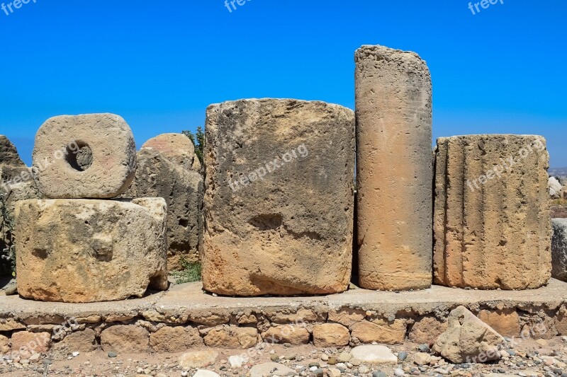 Columns Marbles Stone Architecture Archeology