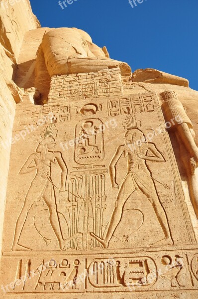 Abu Simbel Temple Egypt Antique Nile