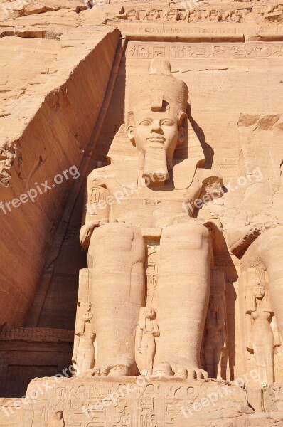 Abu Simbel Temple Egypt Antique Nile