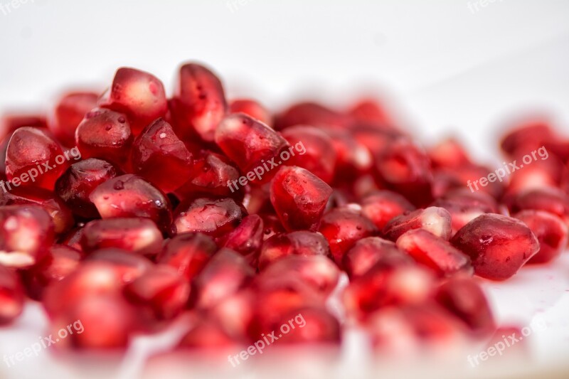 Pomegranate Fruit Healthy Fresh Red