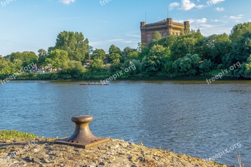 Bremen Upside-down Chest Of Drawers Water Tower Weser River