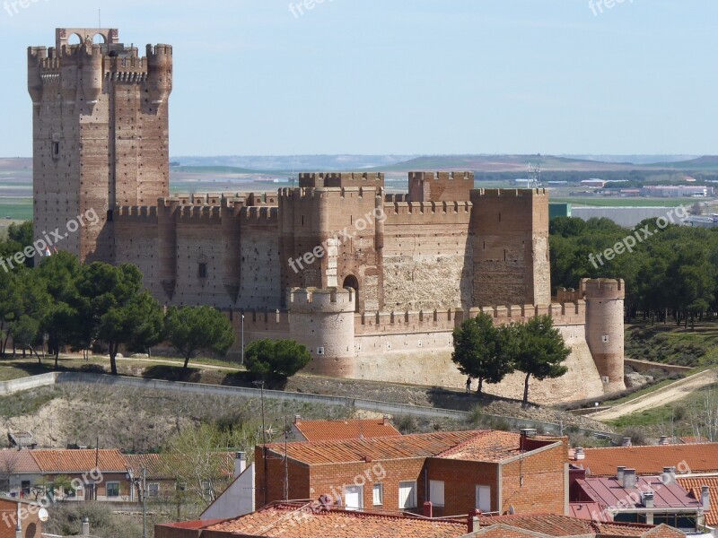 Lamota Castle Medina Spain Architecture