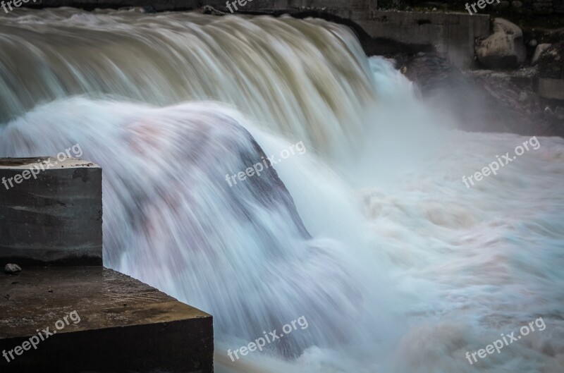 Waterfall Kutton Waterfall Kashmir Pakistan Free Photos