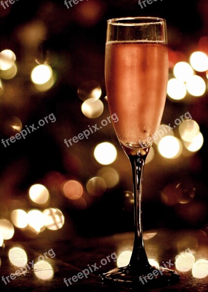 Champagne Holiday New Year Glass Party