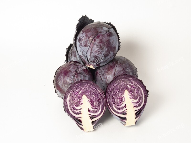 Red Cabbage Greens Diet Free Photos