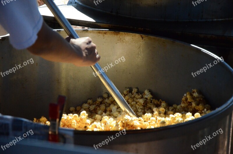 Kettle Corn Popcorn Kettle Free Photos