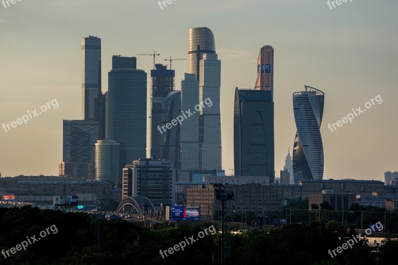 Moscow City Luzhniki Stadium Skyscraper Russia Chm2018