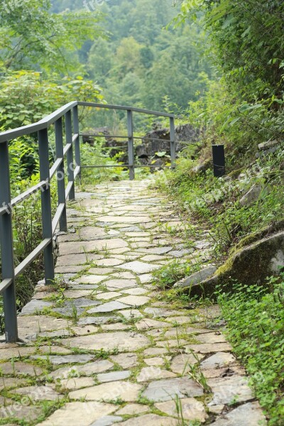 Chongqing Owned The Original Town Stone Road Mountain Trail Natural