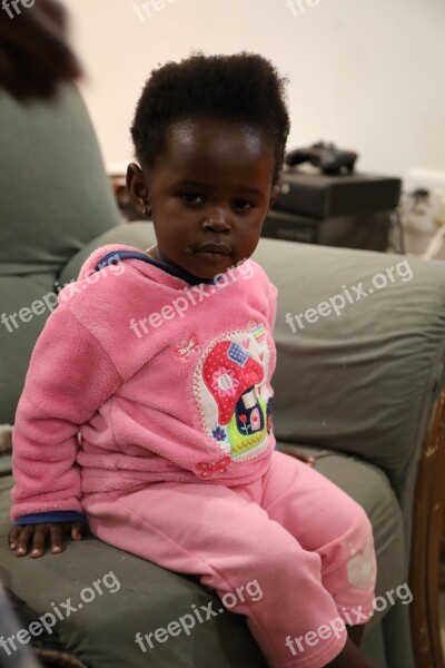 African Child Girl Cute Baby Female