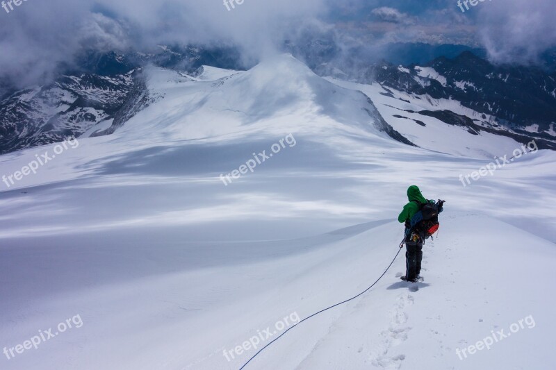 Mountain Austria Alps Snow Mountains