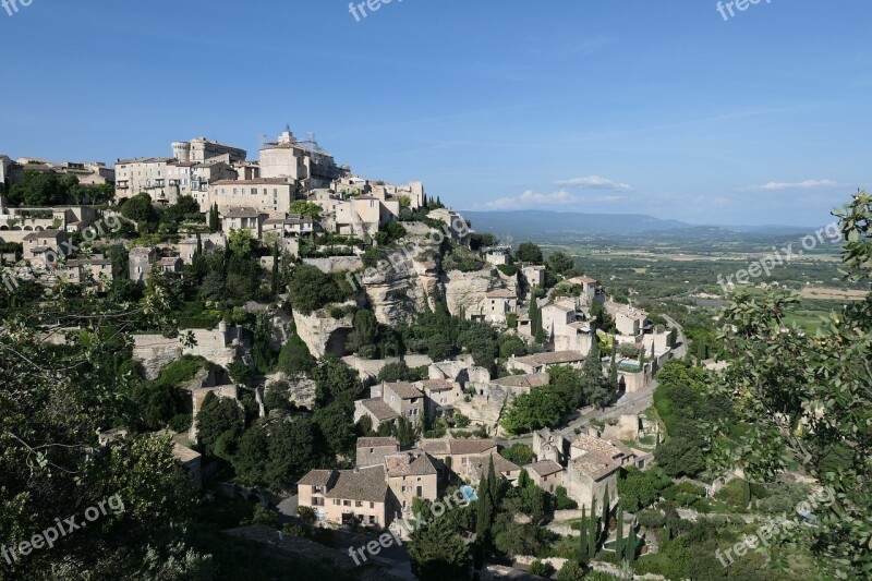 Village France Roussillon Free Photos