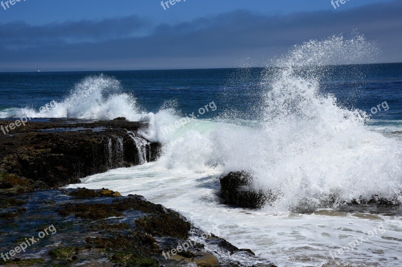 Wave Sea Ocean Water Surf