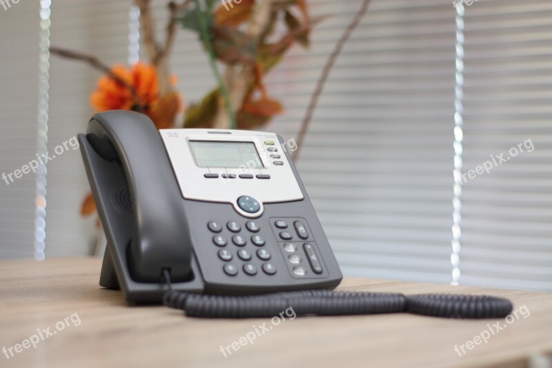 Telephone Communication By Phone Office Cisco