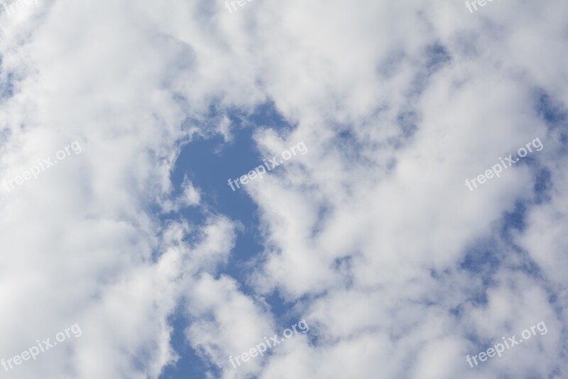 Cloud Blue Clouds Nature Air