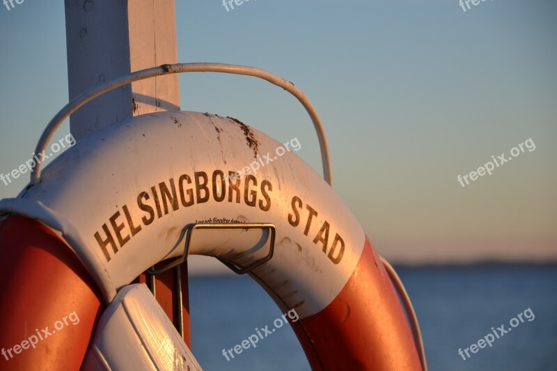 Helsingborg Sea Lifebuoy Free Photos