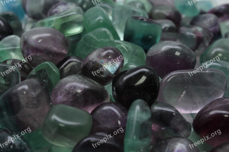 Fluorite Ore Gem Decorate Bless You