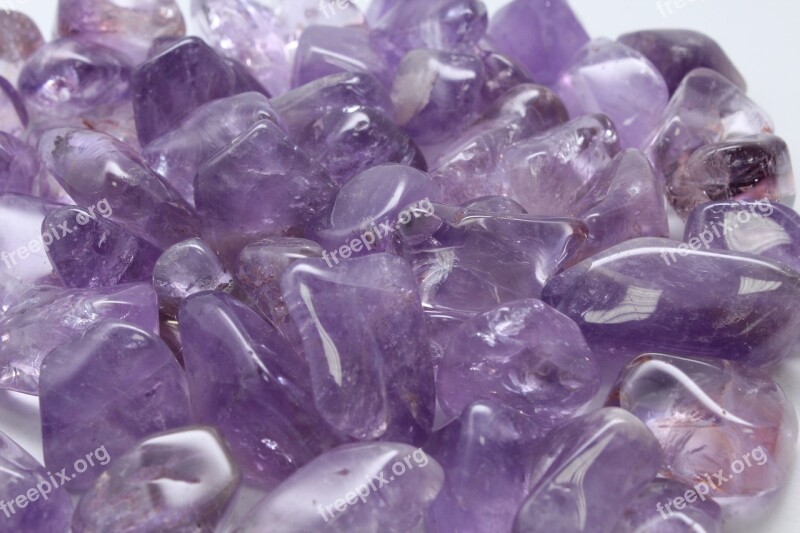 Amethyst Spiritual Rolled Stone Cure