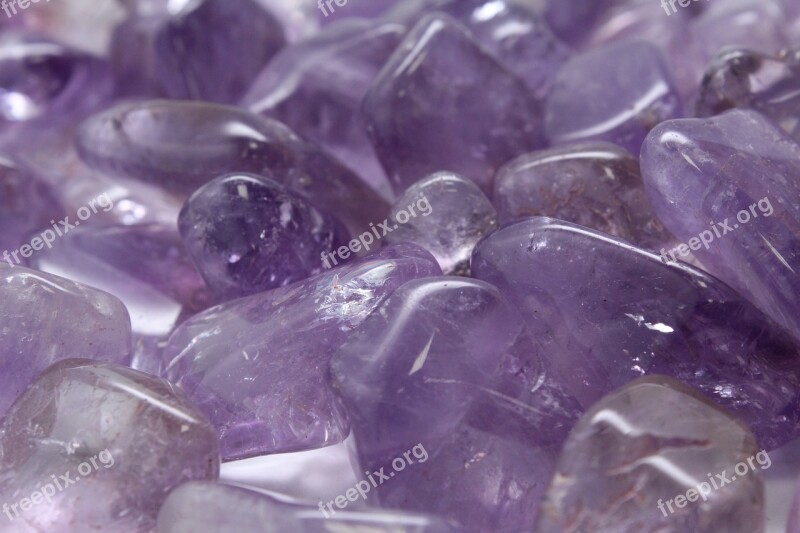 Amethyst Spiritual Rolled Stone Cure