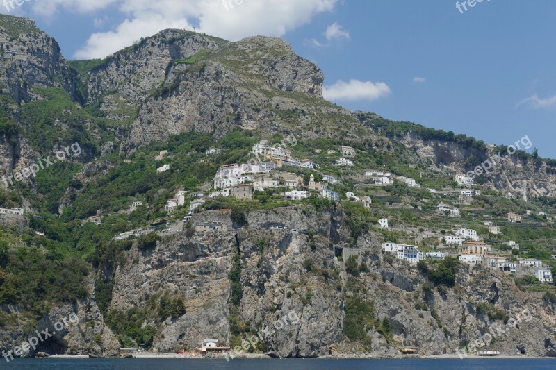 Amalfi Italy Coast Mediterranean Landscape