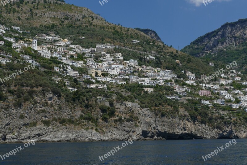 Amalfi Italy Coast Mediterranean Landscape