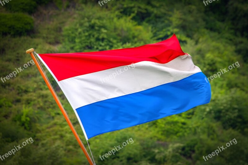 Flag Netherlands Holland Europe Land