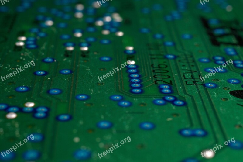 Board Circuit Electronics Data Chip