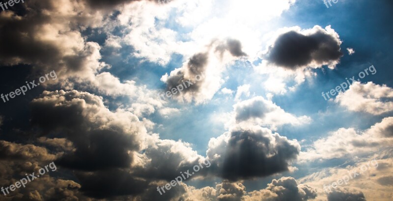 Clouds Sky Landscape Weather Nature