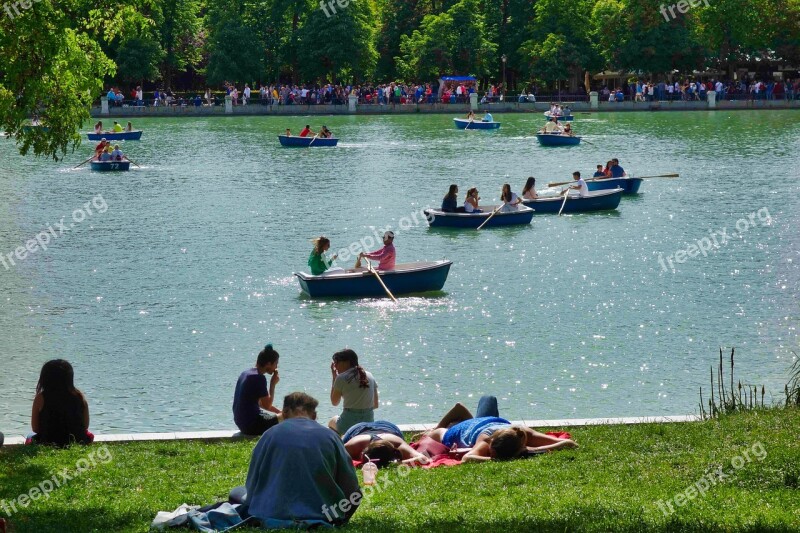 Retirement Retiro Pond Boats Rest Park