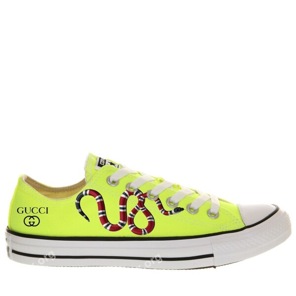 Gucci Converse Custom Snack Yellow