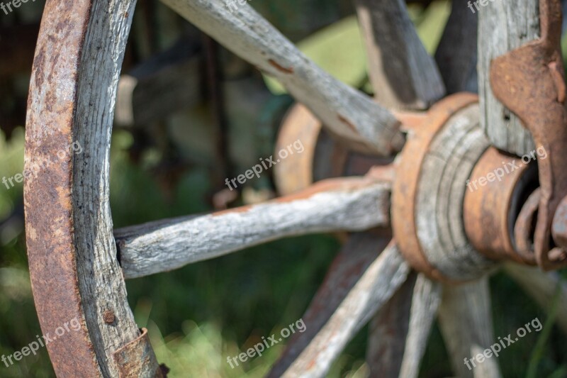 Wheel Rust Old Medieval Vatra