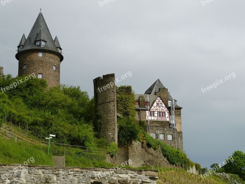 Bacharach Castle Fortress Rhine Valley Stahleck