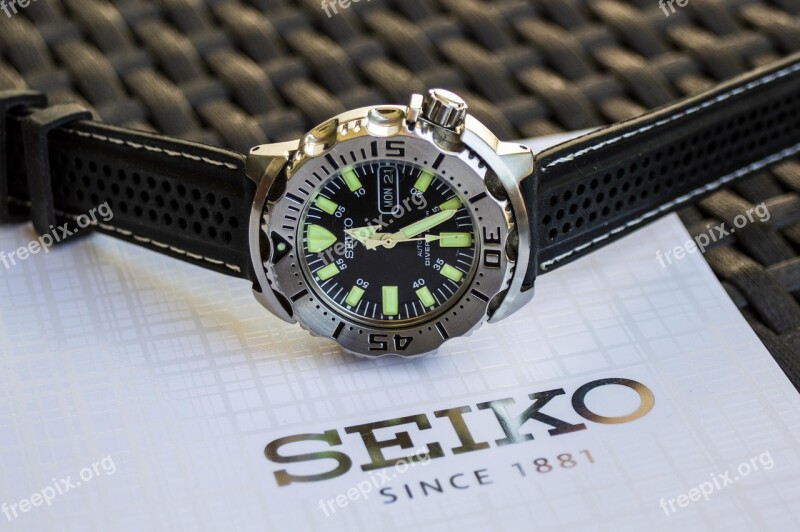 Hour S Watch Diver's Watch Seiko Catalog