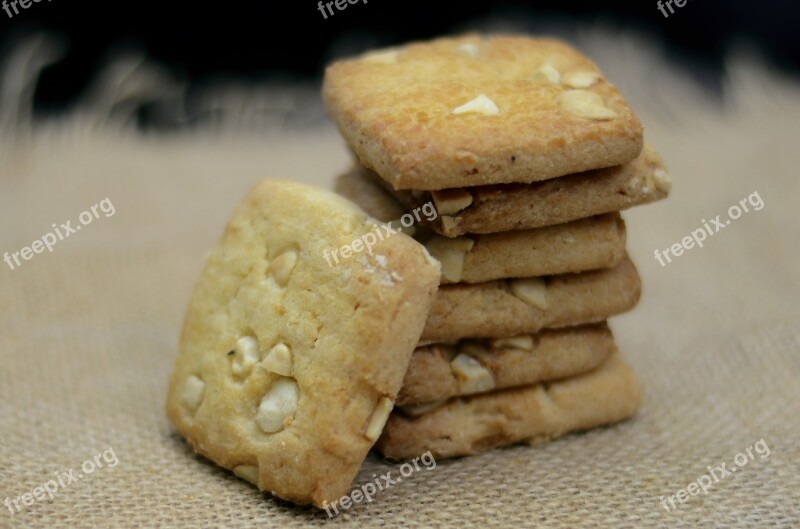 Biscuit Cookies Food Dessert Postcard