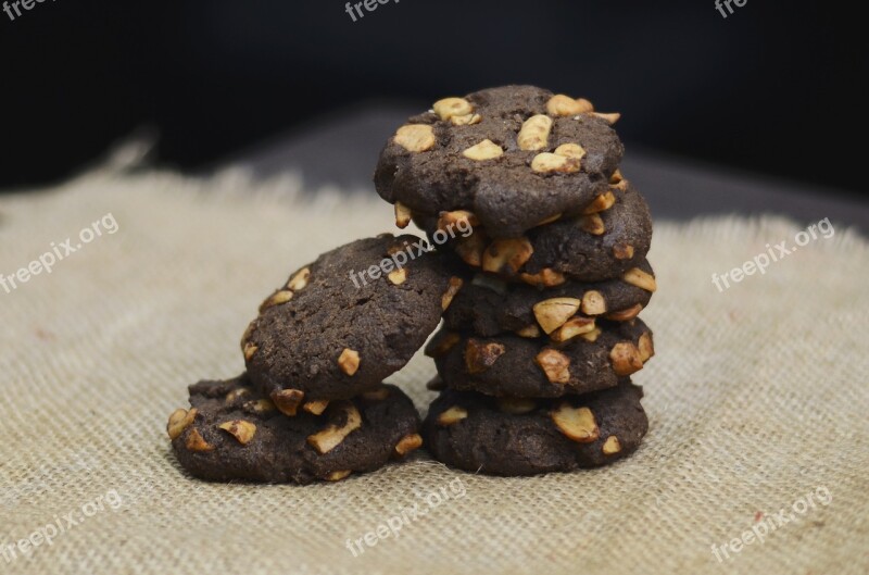 Biscuit Cookies Food Dessert Postcard