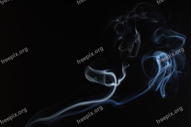 Smoke Black White Dark Background