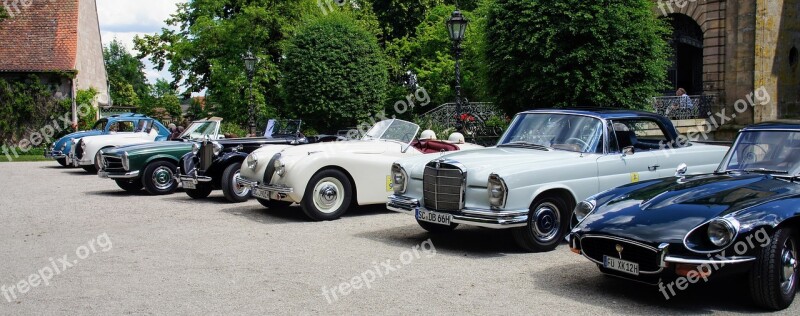 Oldtimer Autos Historically Vintage Car Mobile Mercedes Benz