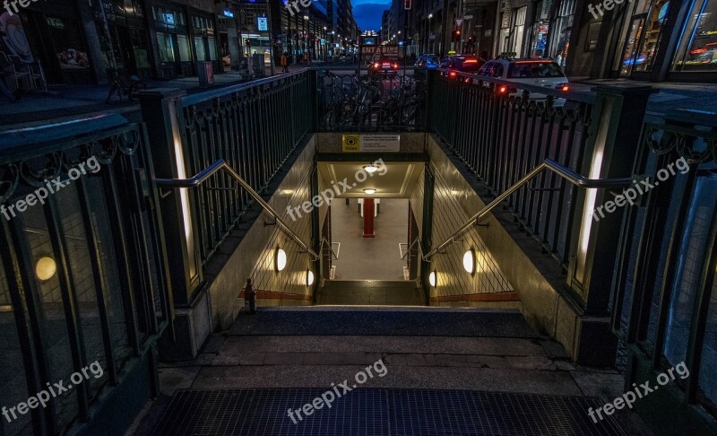 Berlin Subway Underground Metro Transport