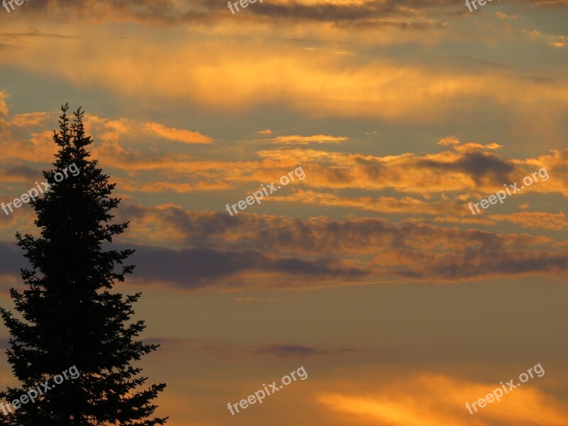 Sunset Bright Efi Sky Nature