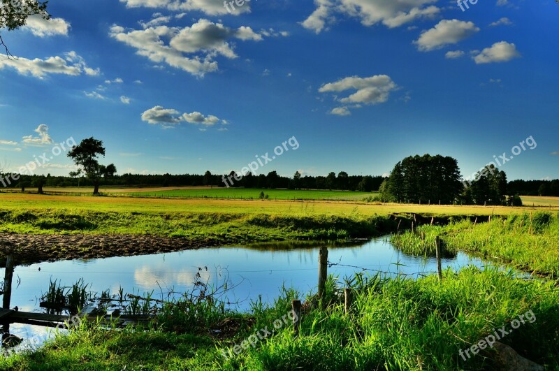 Suchowola Podlaskie Poland Clouds Landscape