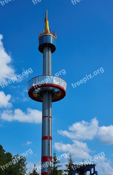 Legoland Observation Tower Panoramic View Theme Park Panorama