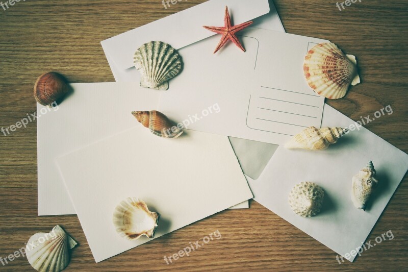 Postcard Envelope Vintage Greeting Card Greeting