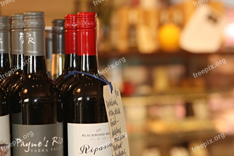 Wine Alcohol Shiraz Beverage Bottle