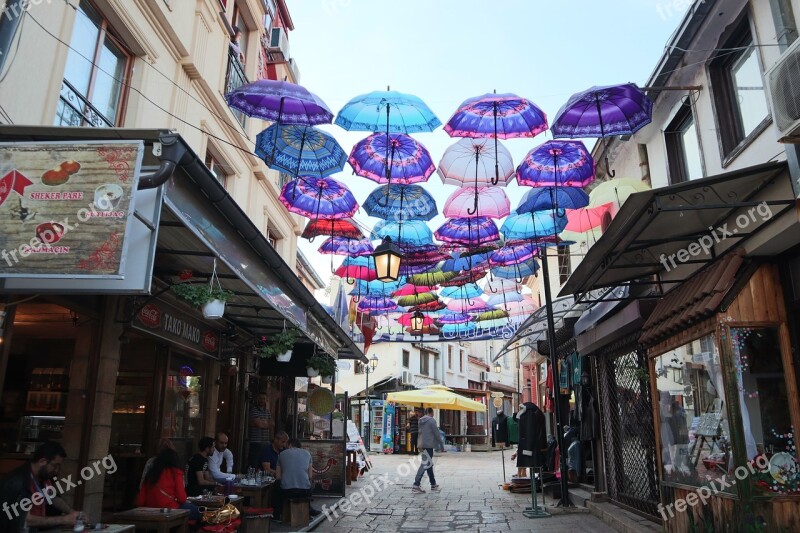 Umbrellas Summer Pleasure Macedonia Free Photos